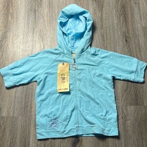Da-Nang Original Short Sleeve Blue Hoodie Size Medium